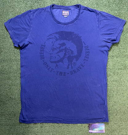 Diesel only the brave  blue tee