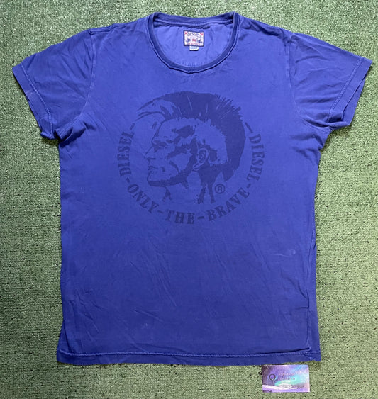 Diesel only the brave  blue tee