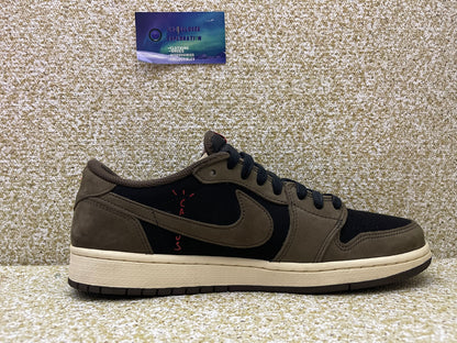 Jordan 1 Low Travis Scott Mocha 10 Men/11.5 Women “Preowned”