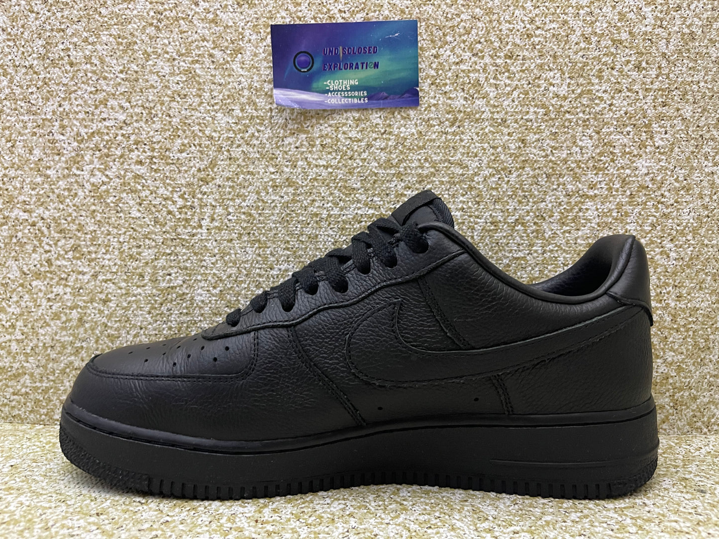 Nike CPFM Air Force 1 Black 10.5 Men/12 Women “Preowned”