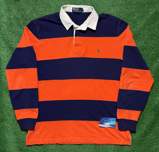 Vintage Polo Ralph Lauren Striped Rugby Long Sleeve