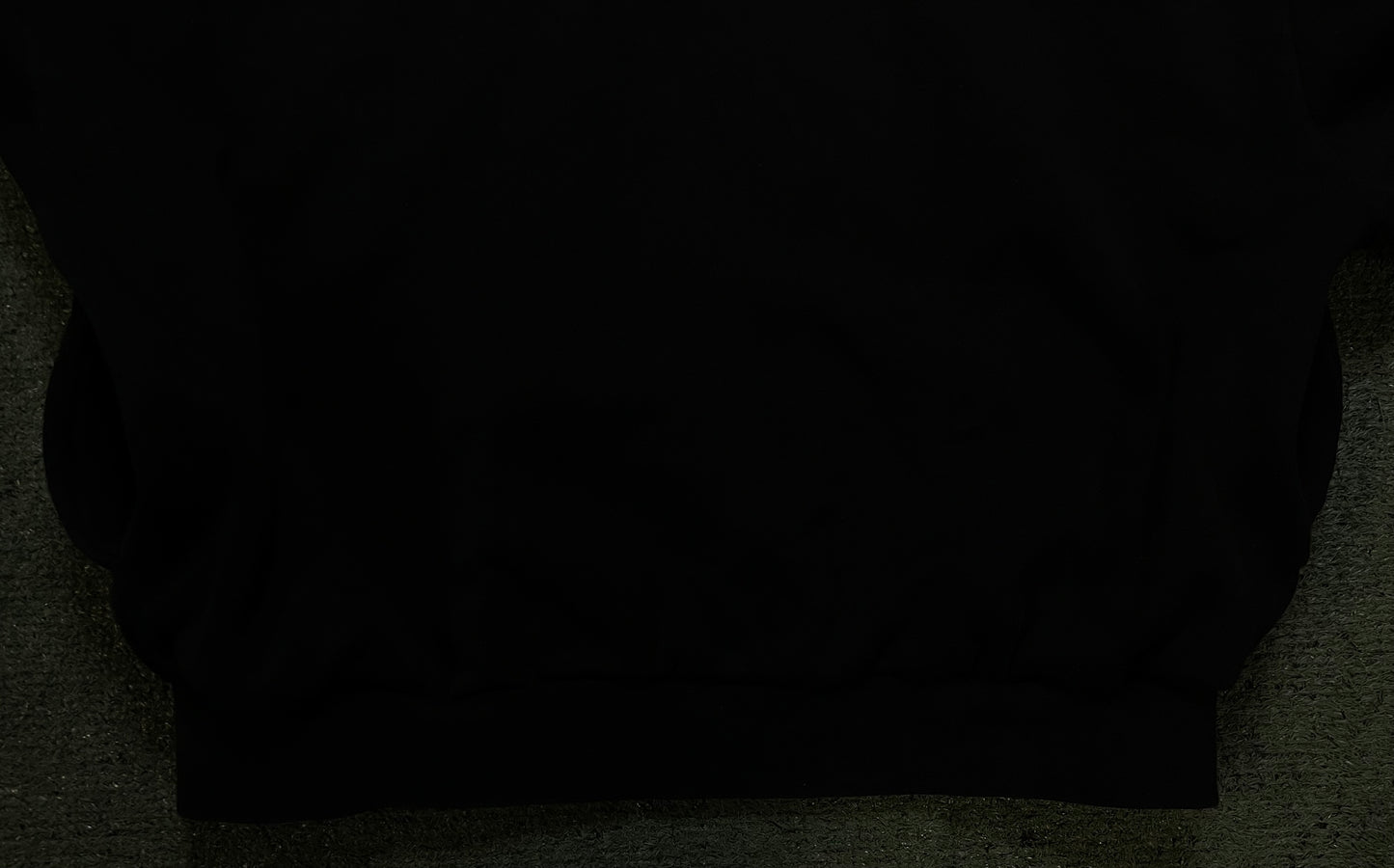 Fear Of God Essentials black center logo hoodie