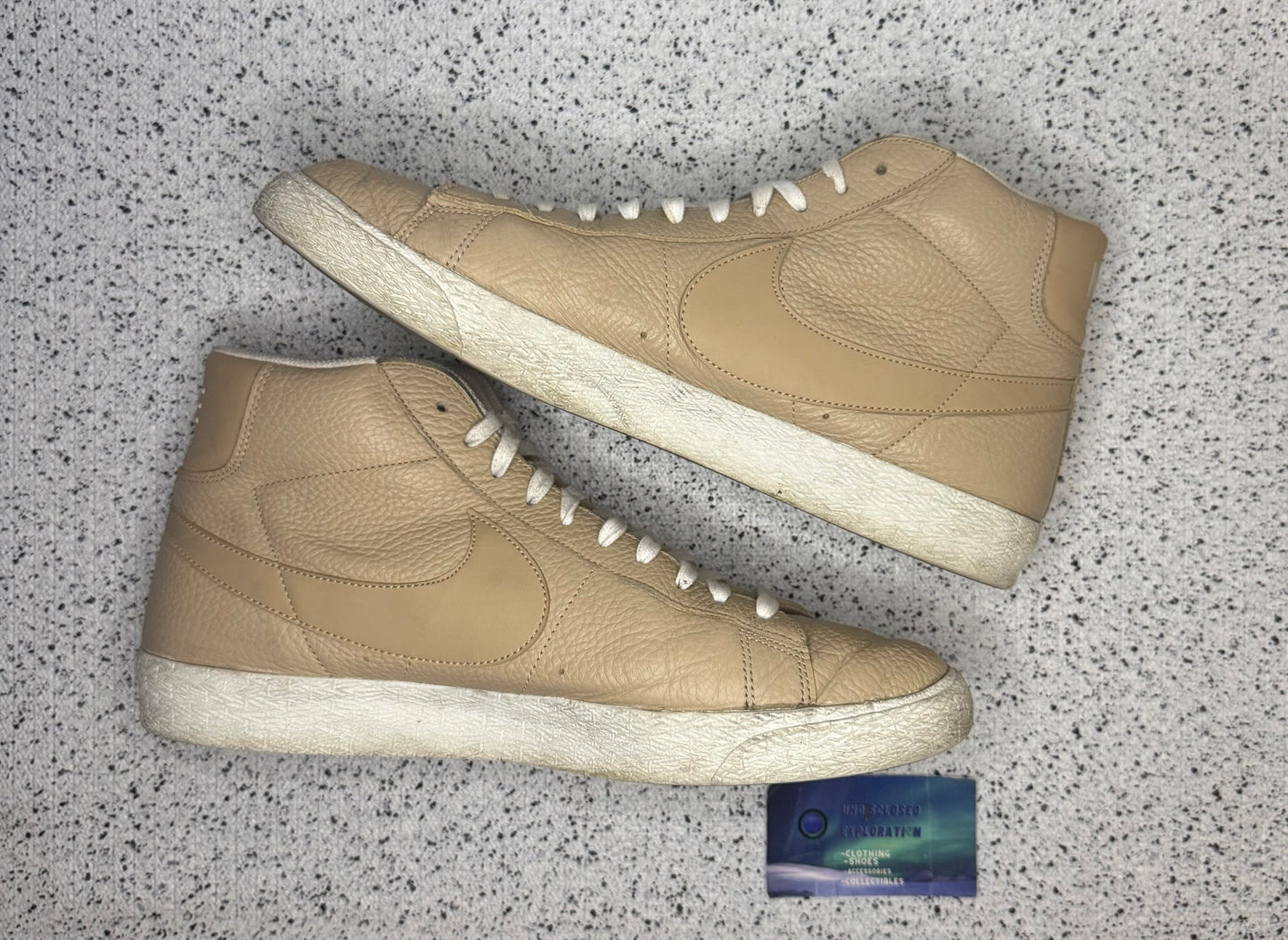 Nike Blazer Mid Premium Linen 13 Men/14.5 Women “Preowned”