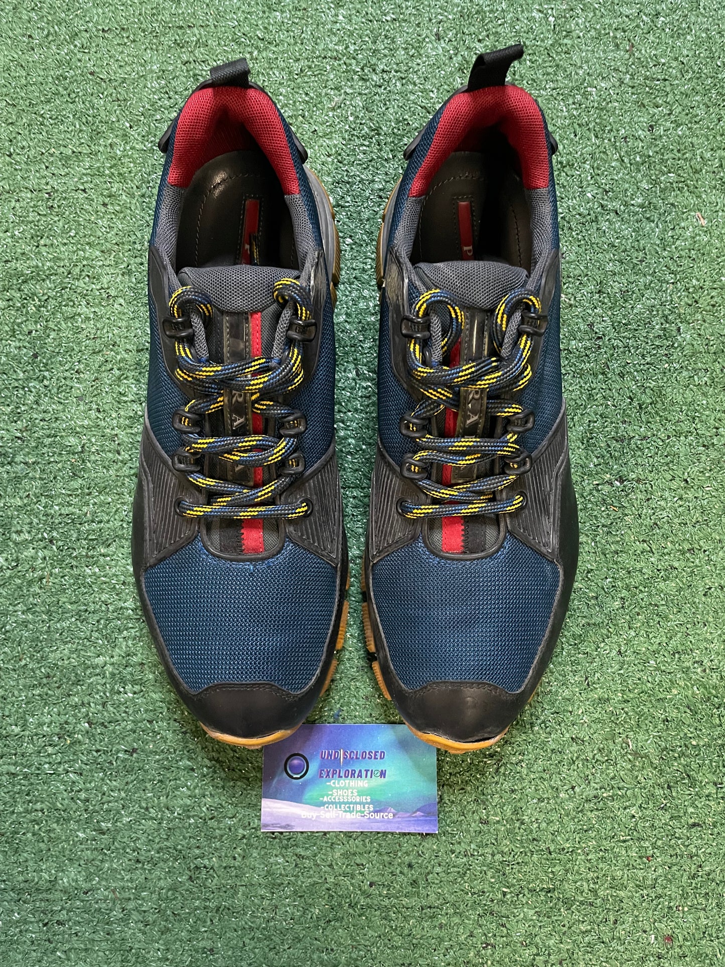 Prada low runner sneakers multicolor size 10.5men/12women(EU 43.5)