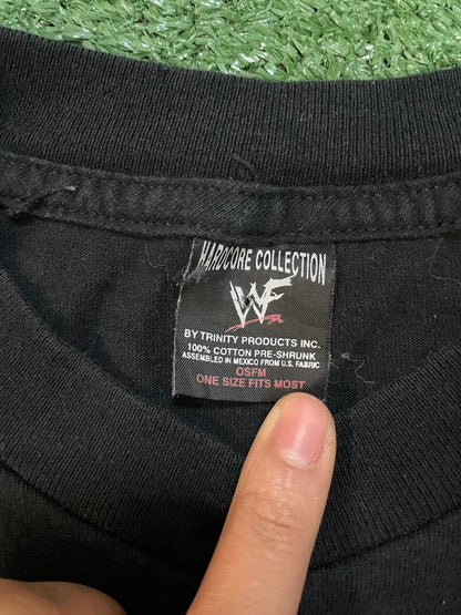 Vintage 1990 the rock professional hardcore wrestler WWF WWE tee