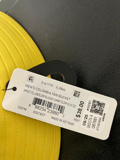 Colombia adidas blue & yellow bucket hat