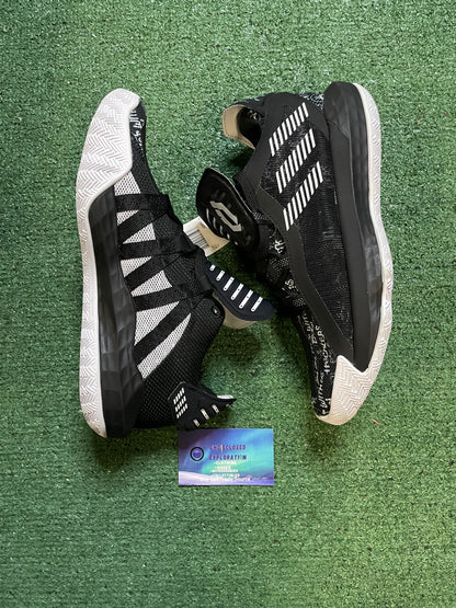 Adidas dame 6 black white hecklers