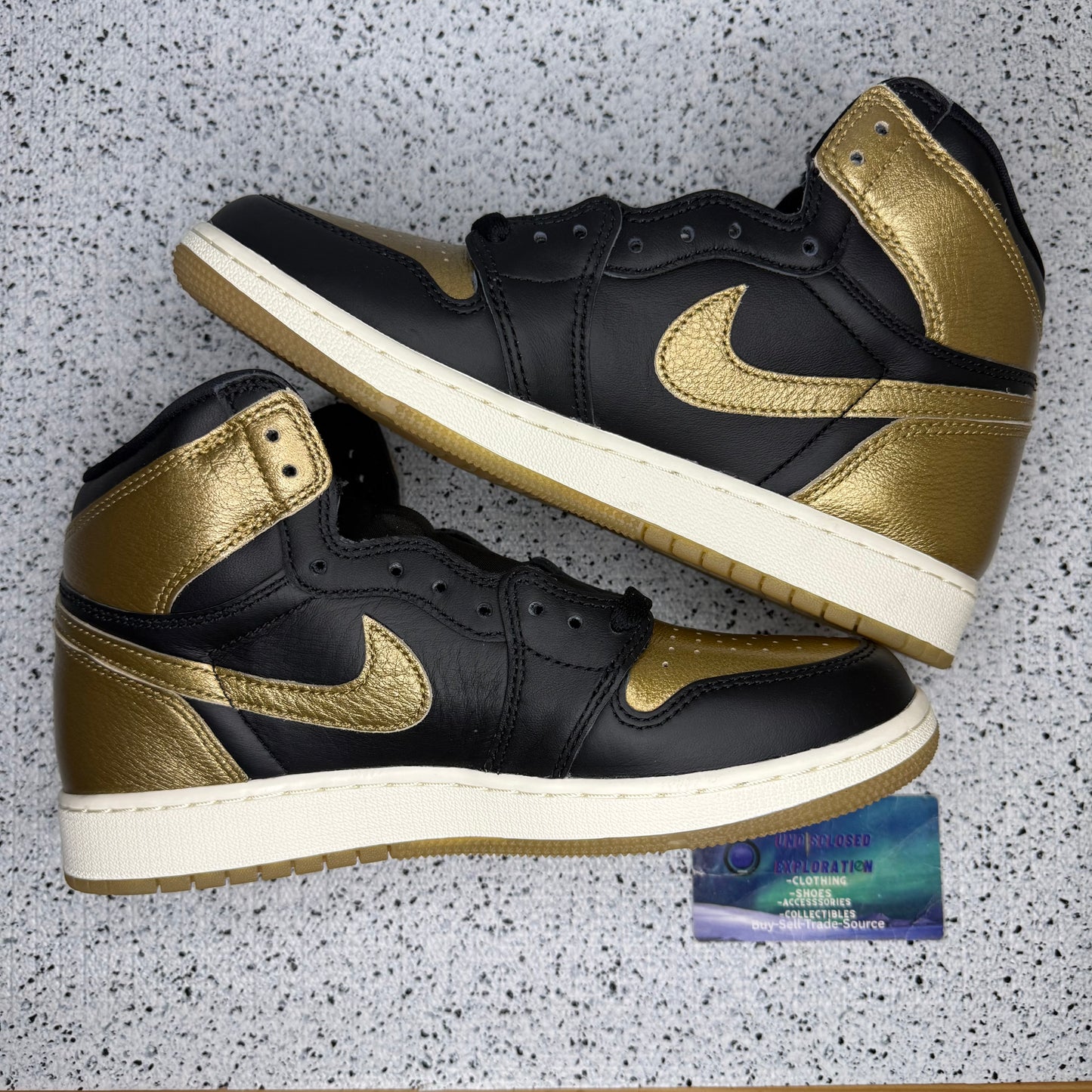 Jordan 1 Black Metallic Gold