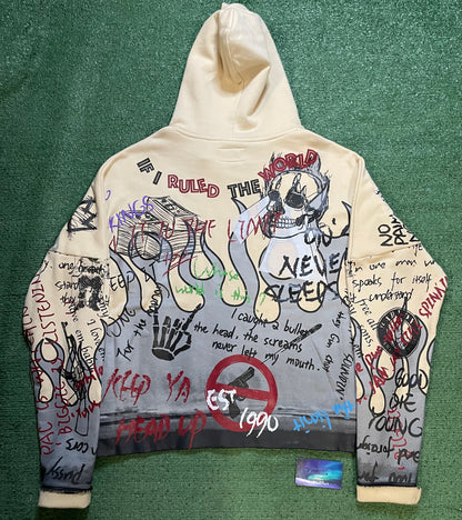Fnty Flying ninety all over print hoodie