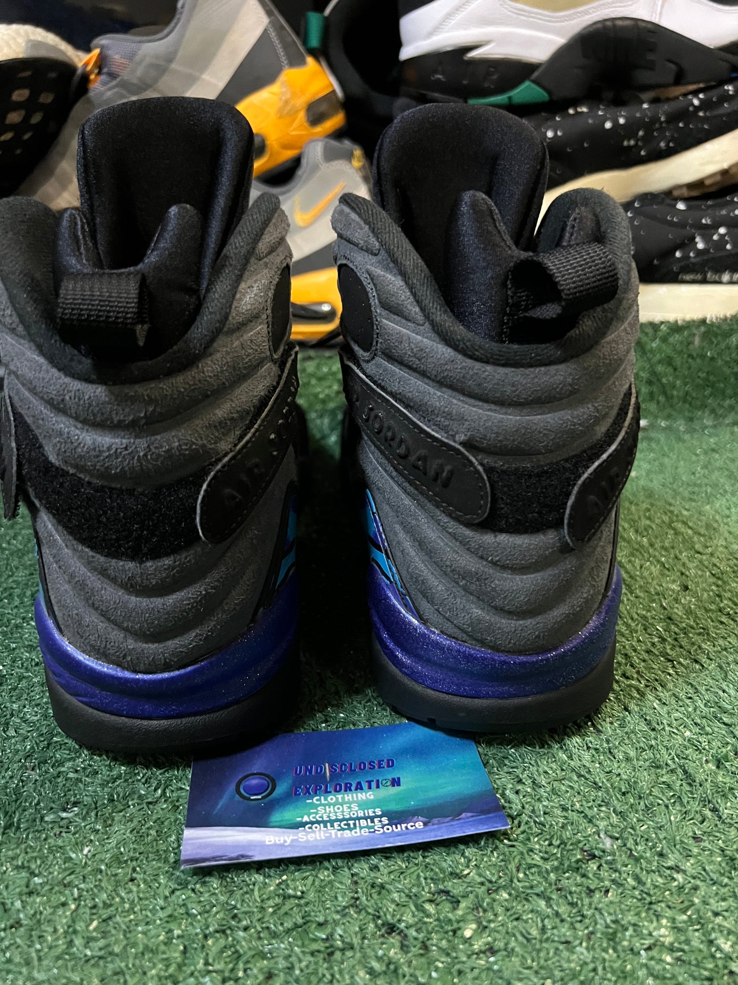 Jordan 8 aqua 2015 size 10.5men/12women