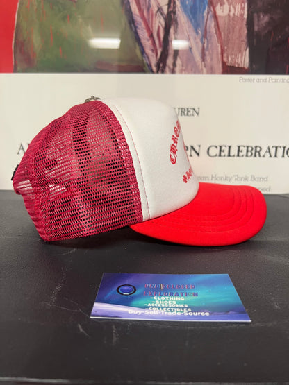 Chrome Hearts King Taco white and red Hat