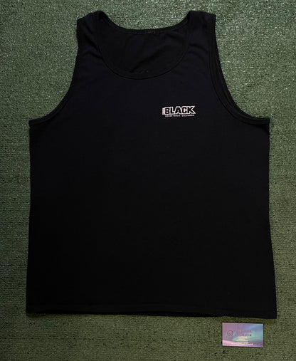 The Black ocean beach California tank top