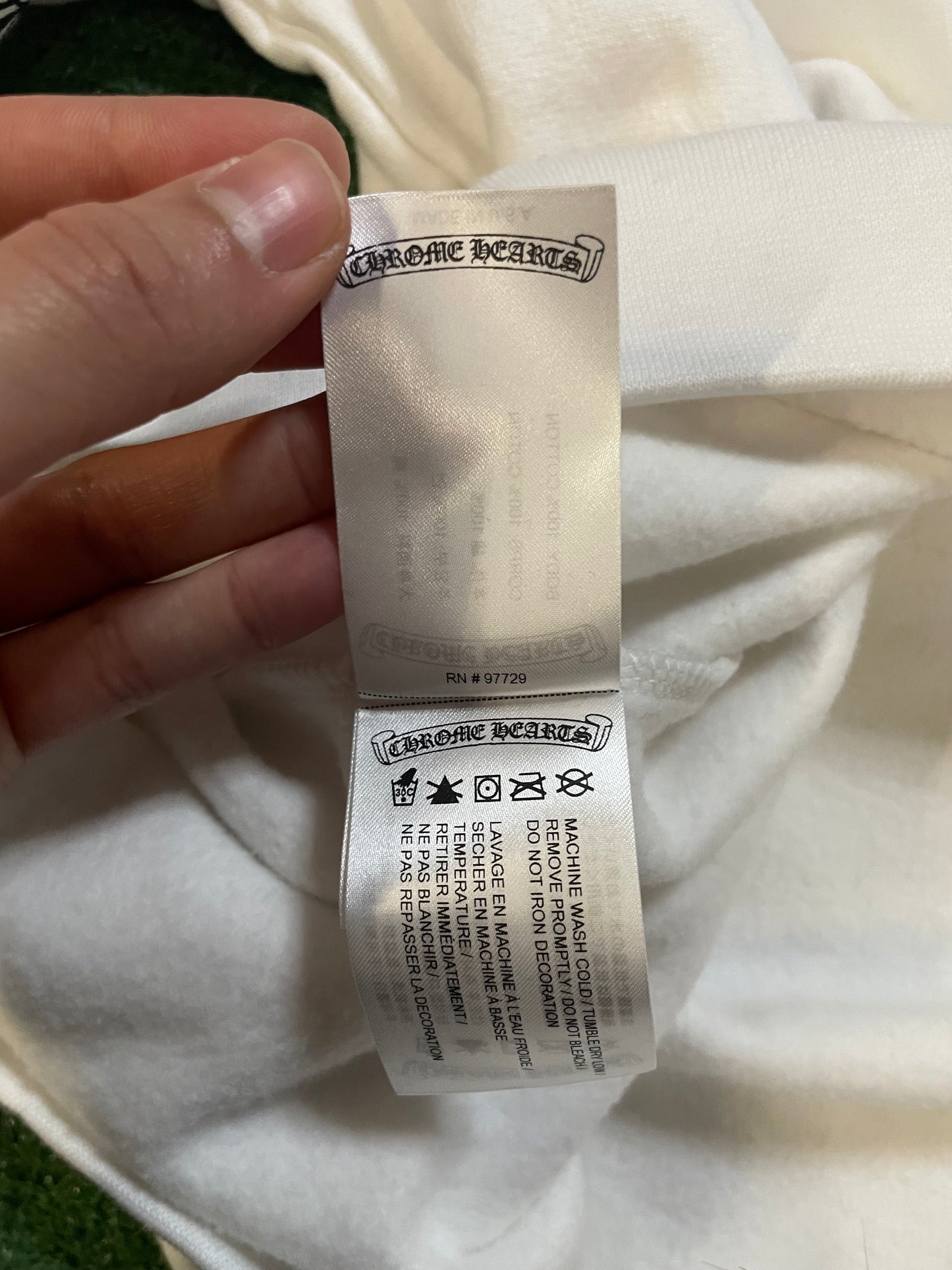 Chrome Hearts love you floral crewneck