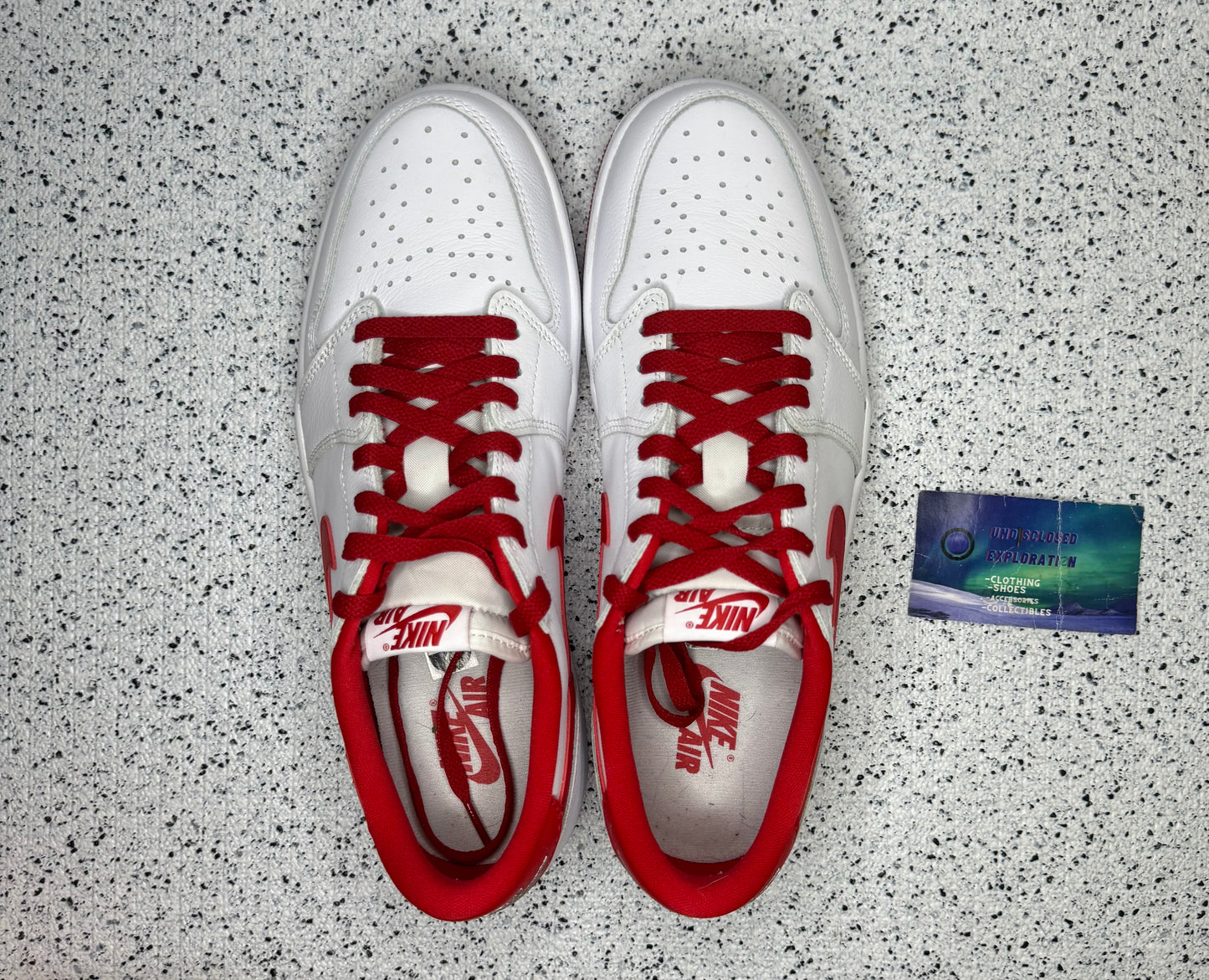 Jordan 1 Low Gym Red 10 Men/11.5 Women “Preowned”