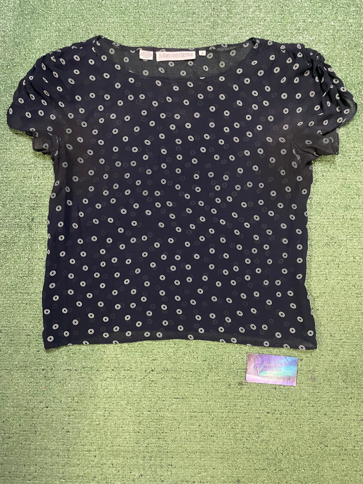 Mary Ann Restivo silk top