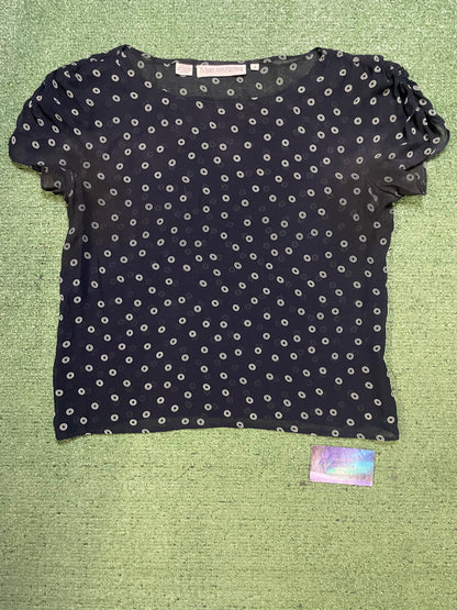 Mary Ann Restivo silk top