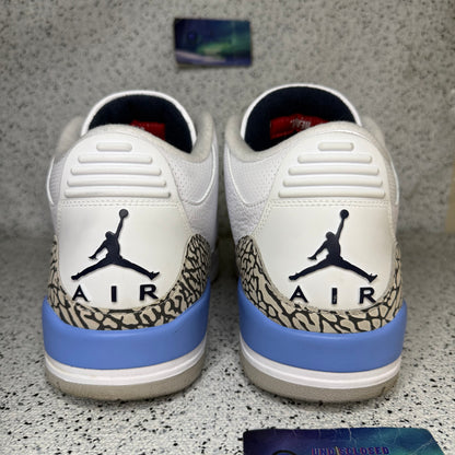 Jordan 3 UNC 13 Men “Preowned”
