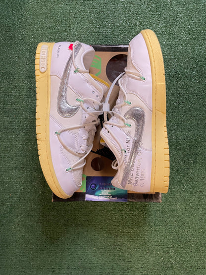 Nike Dunk Low x off white lot 1 of 50 size 10.5men/12women