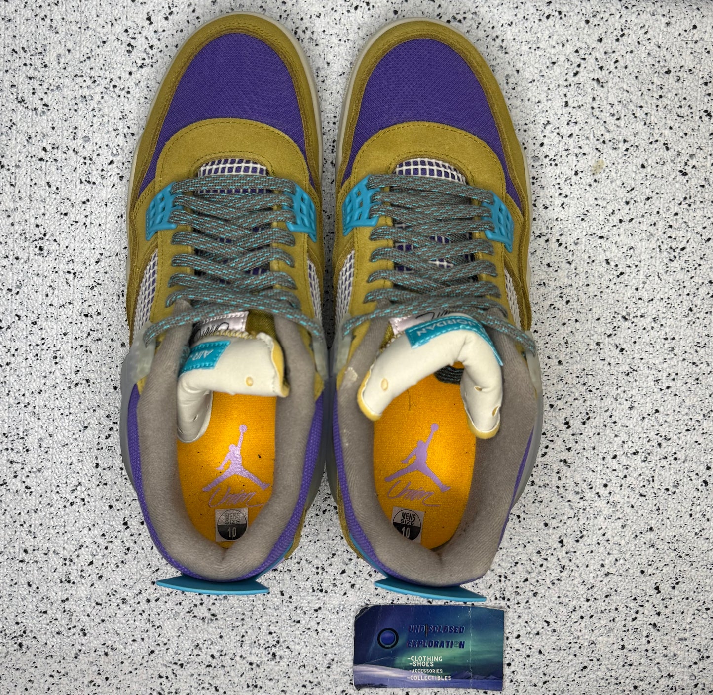 Jordan 4 Union Desert Moss 10 Men/11.5 Women “Preowned”