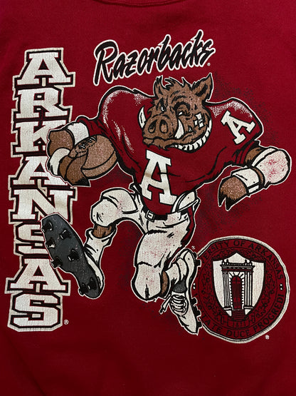 Vintage 1990s university of Arkansas Arkansas Razorbacks crewneck