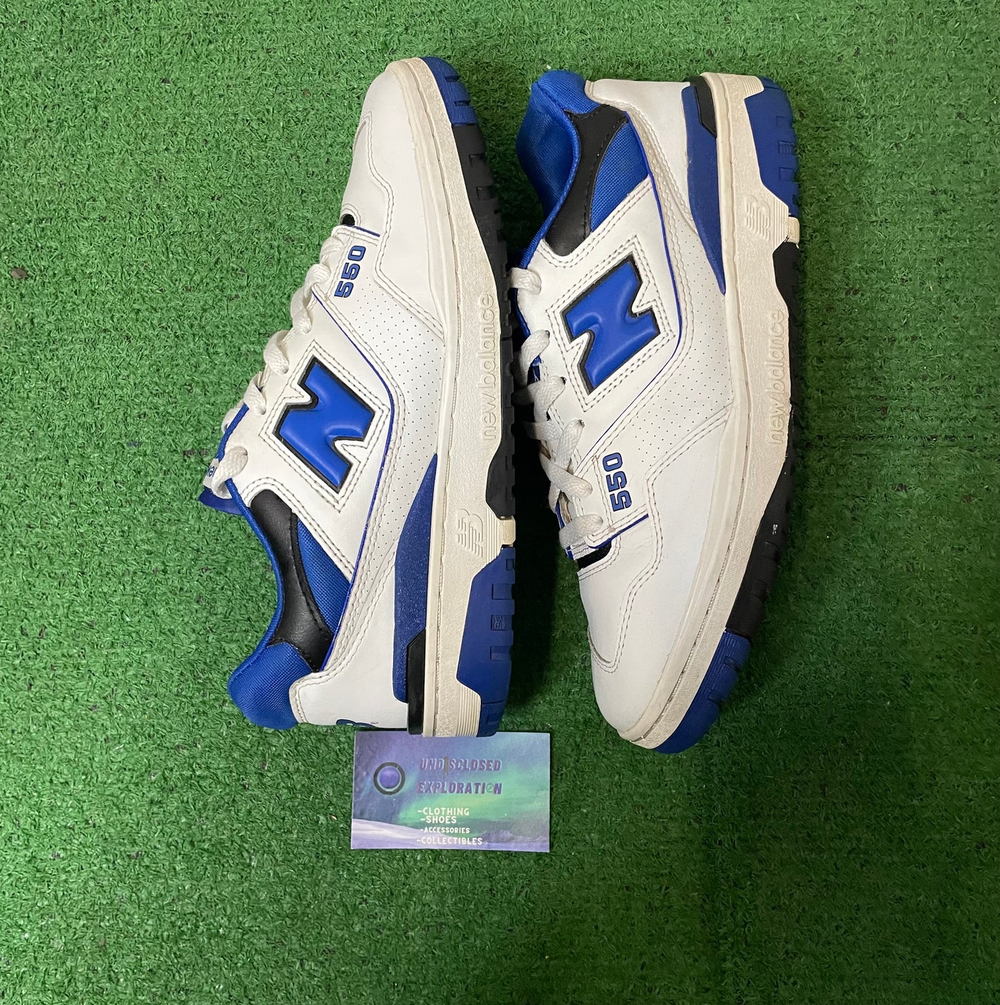 New Balance 550 white team royal 10men/11.5women