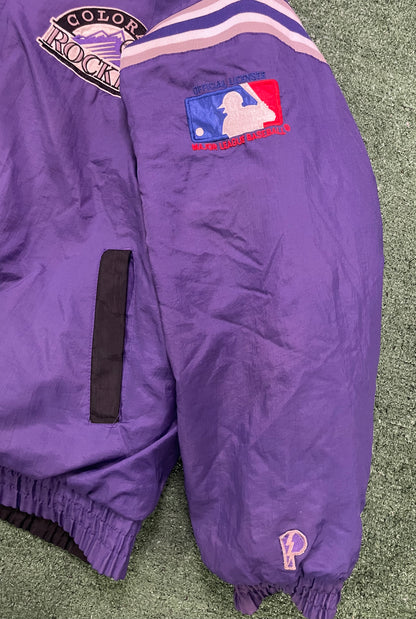 Vintage 1990s Colorado Rockies reversible jacket