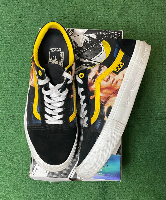 Vans x Bruce Lee old skool size 10.5men/12women