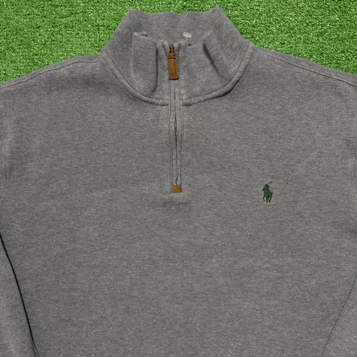 Polo Ralph Lauren Quarter Zip Fleece Grey