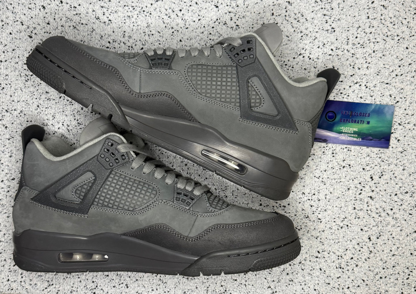 Jordan 4 Wet Cement 10.5 Men/12 Women “Preowned”