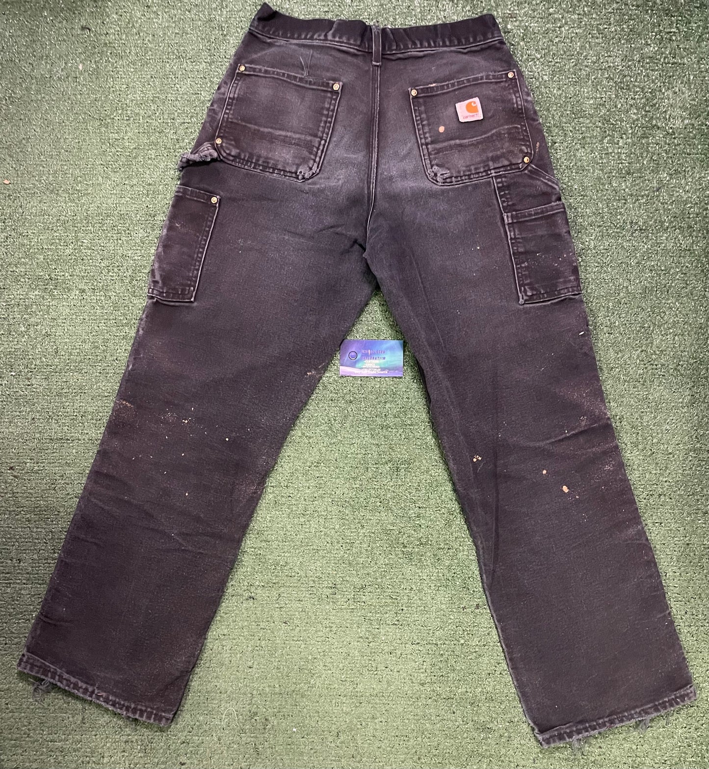 Vintage Carhartt black double knees pants