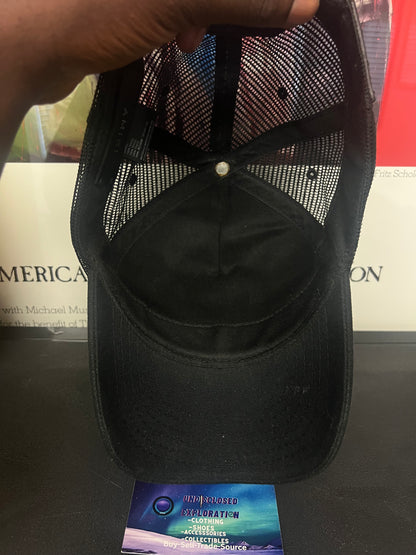 Amiri black zig zag hat