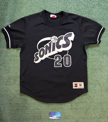 Seattle Sonics Gary Payton #20 mesh jersey tee