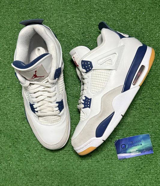 Jordan 4 SB Navy 10.5 Men/12 Women “Preowned”
