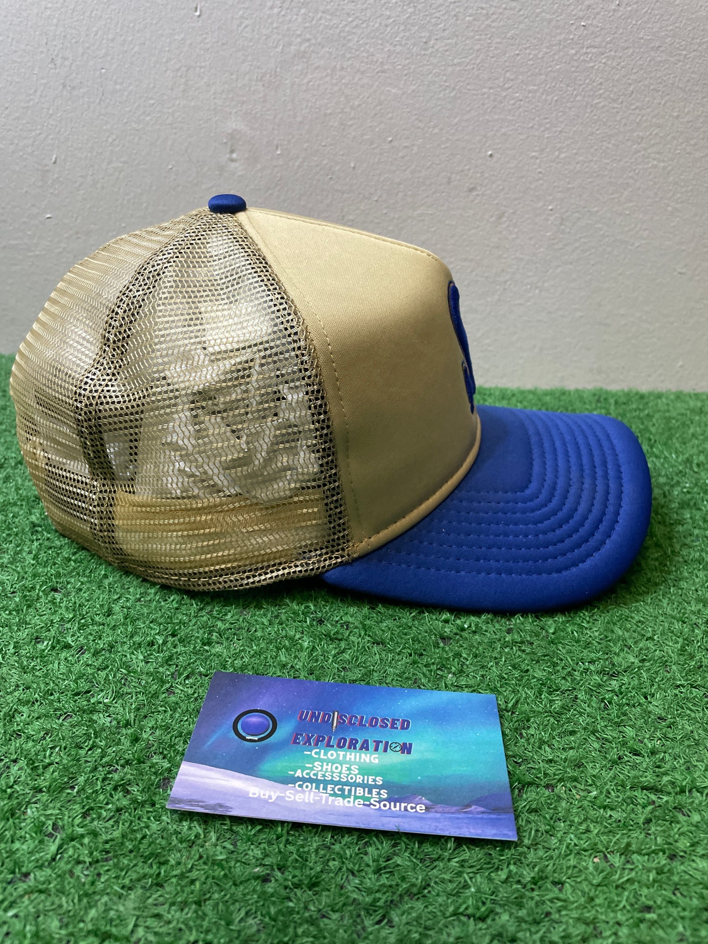 Seattle Mariners blue and gold mesh hat