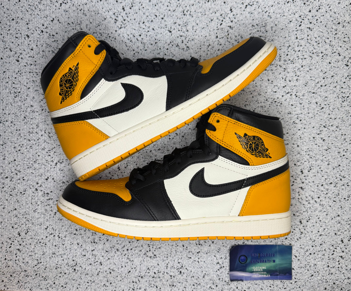 Jordan 1 Yellow Toe Taxi 10 Men/11.5 Women “Preowned”