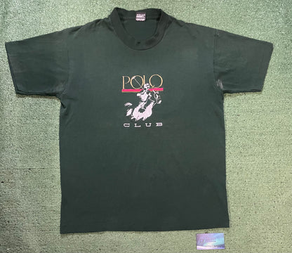 Vintage 1990s Polo club embroidered tee