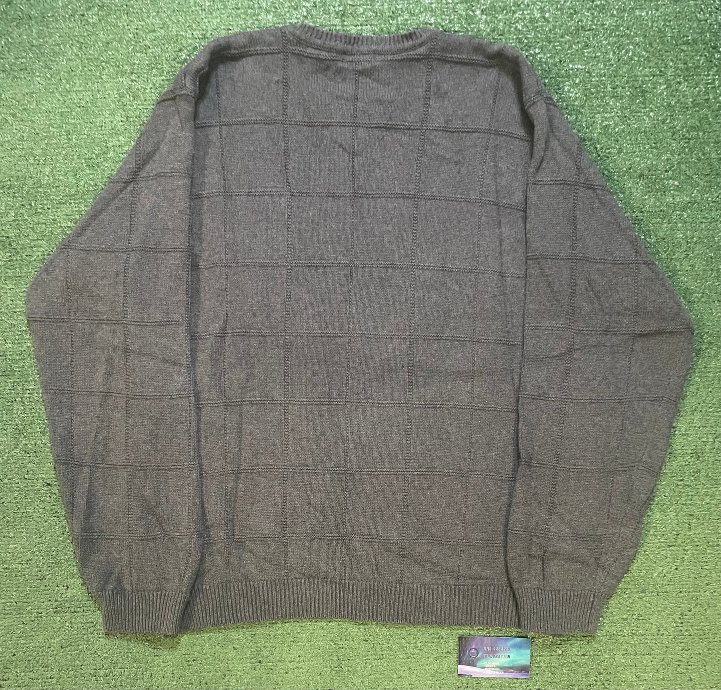 Vintage Izod grey knit sweater