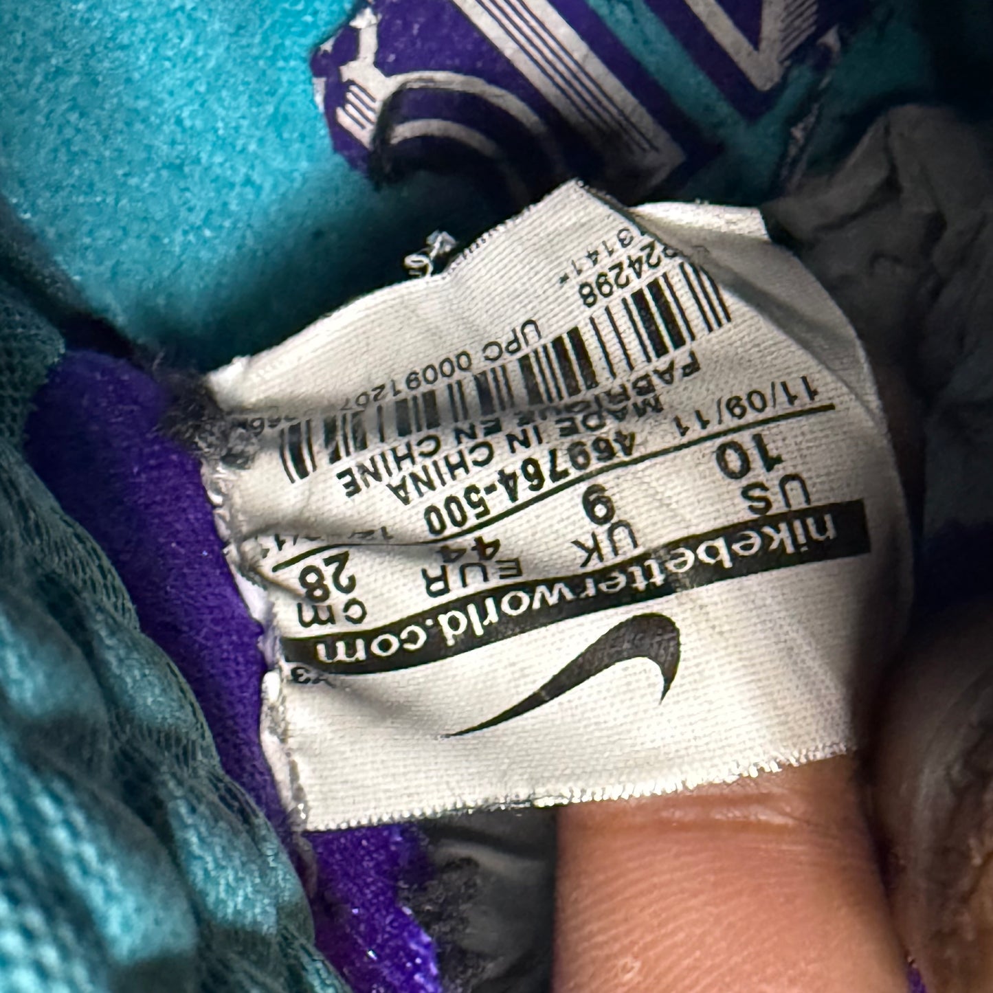 Nike LeBron 9 Summit Lake Hornets 10 Men “Preowned”