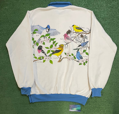Vintage 1980s Birds and nature crewneck