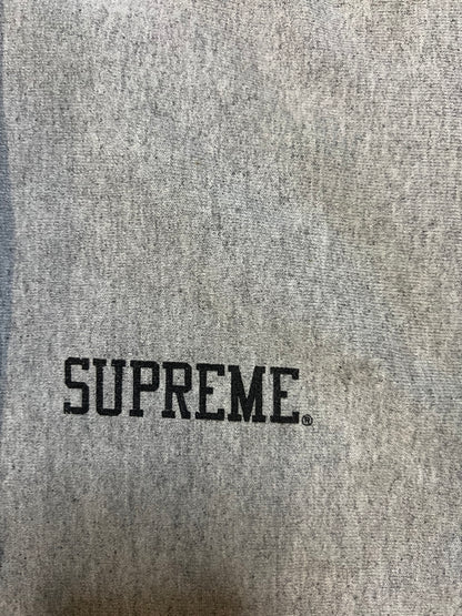 Supreme ruff Ryders grey embroidered hoodie