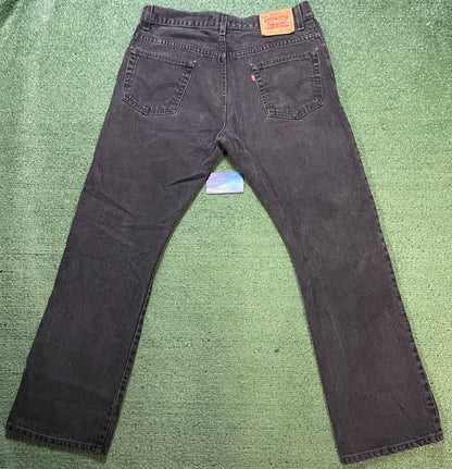 Levi 517 bootcut black jeans