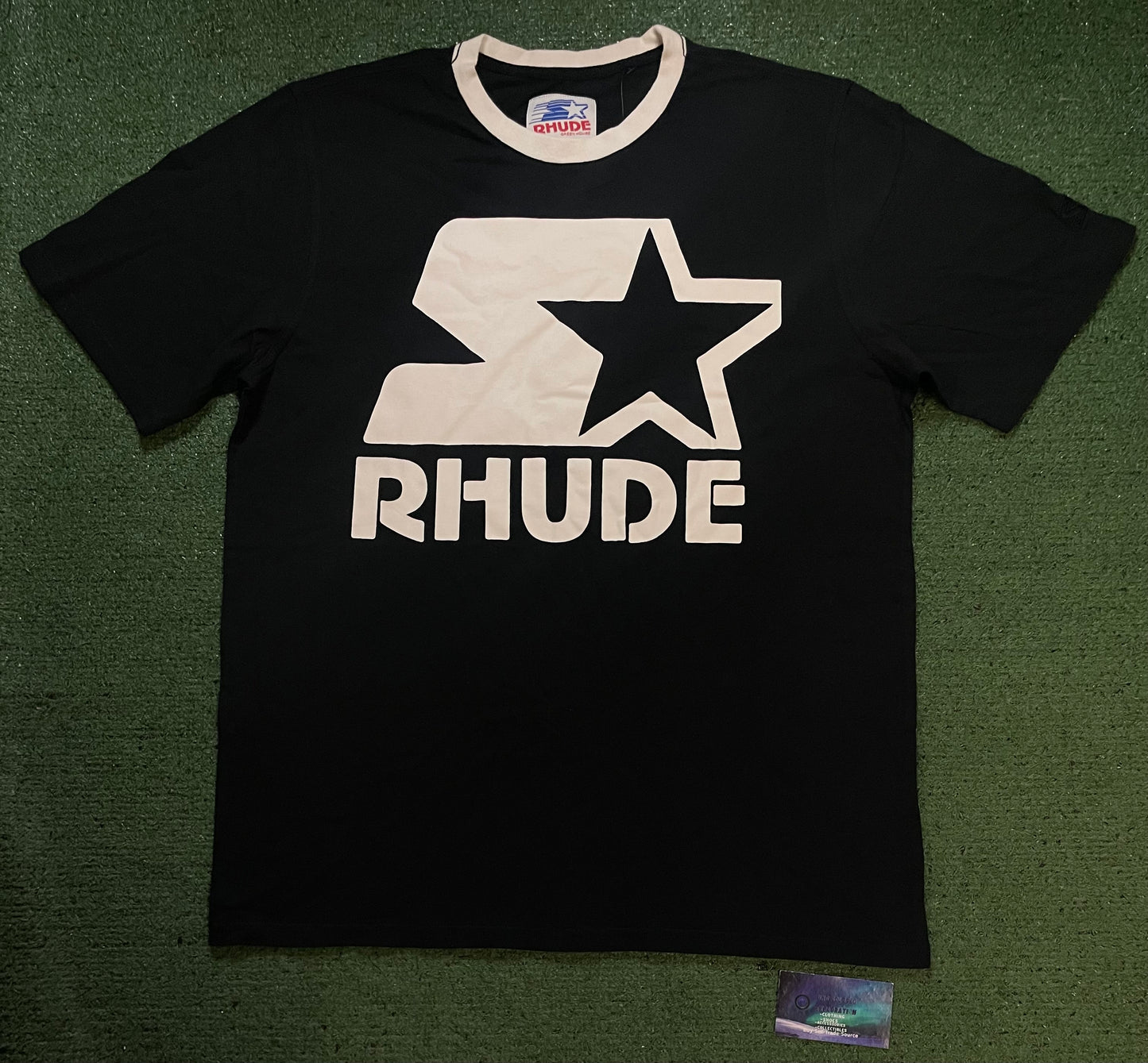Rhude X starter black & white tee