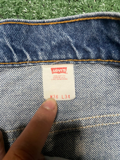 Vintage 1990s Levi’s 517 Orange tab jeans