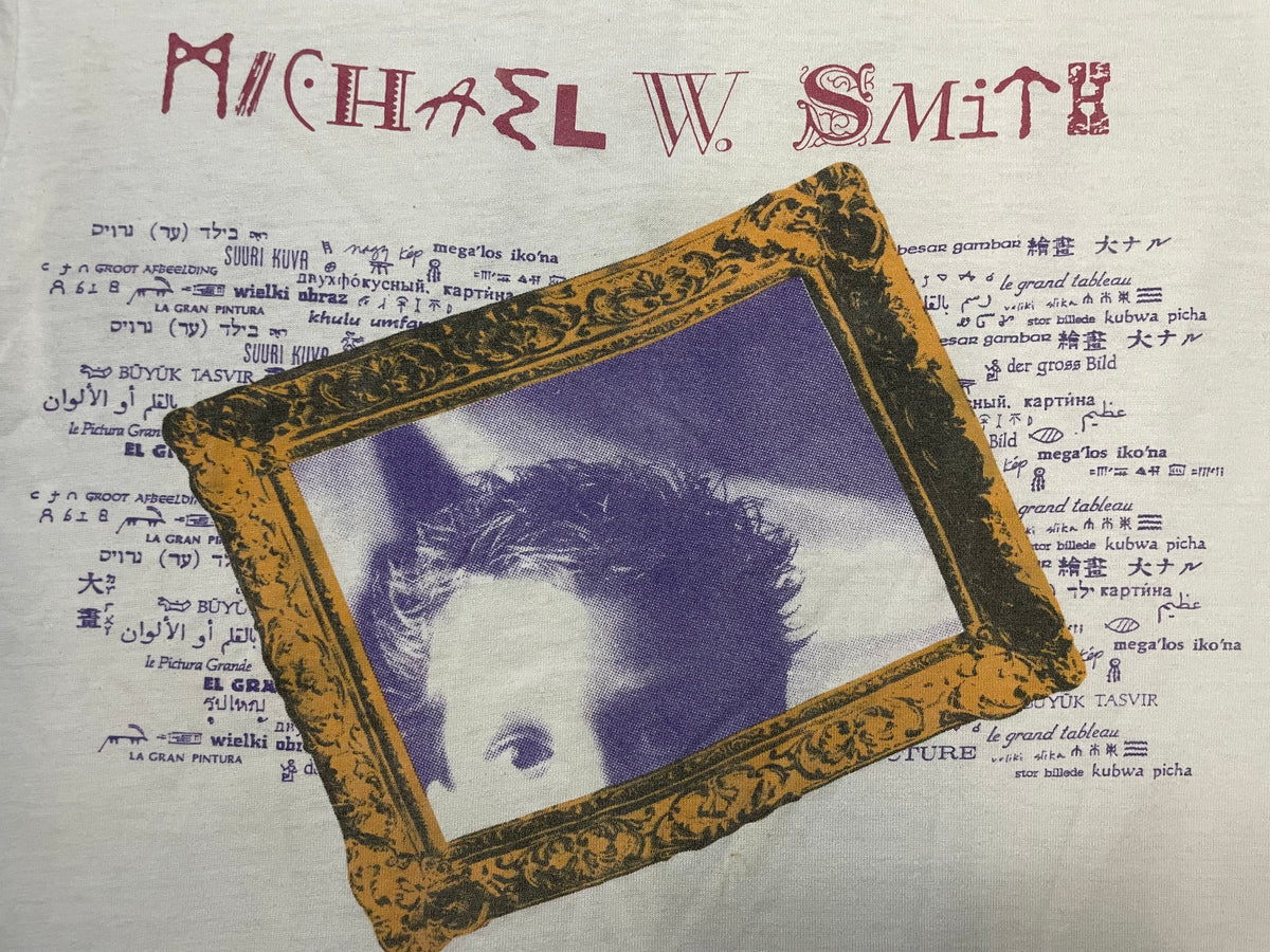 Vintage 1980s Michael W. Smith the big picture tour tee