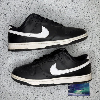 Nike Dunk Low Reverse Black White 9 Men “Preowned”