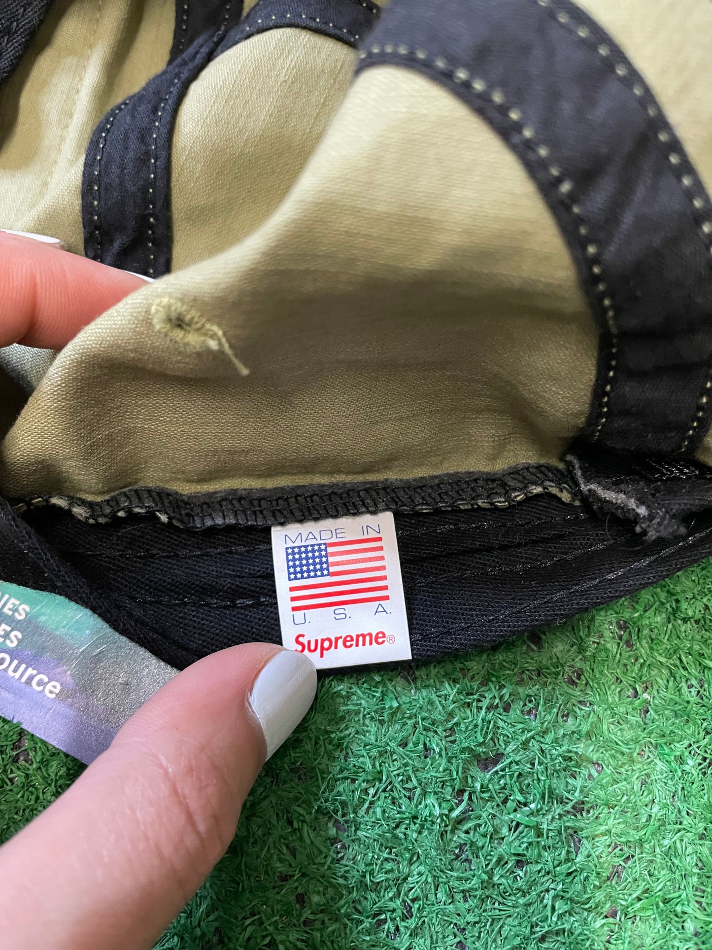 Supreme Military Camp 
Olive Digi Camo hat