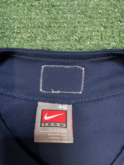 Vintage Nike Portland Beavers navy blue baseball #30 jersey