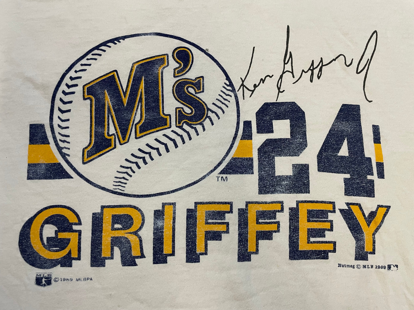 Vintage  1980s Ken Griffey Seattle Mariners tee