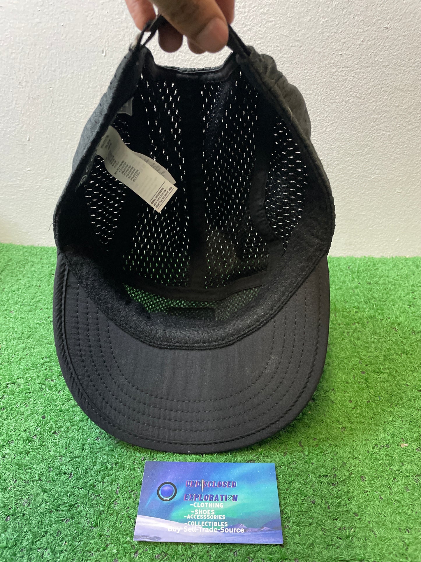 Coal dune black hat