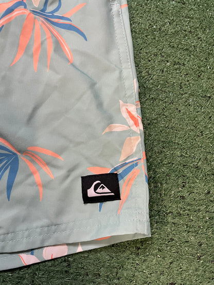 Quiksilver floral board shorts
